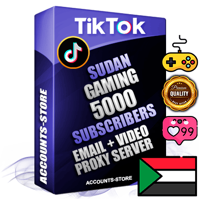 Professional Sudanese PREMIUM TikTok accounts of manual registration and farming for the GAMING niche with high trust history profile photos and videos — fully themed and optimized for GAMING advertising and promotion — 5000 niche-related live active subscribers 2018–2022 registration years Verified Email (included) + Cookie JSON for secure import and login to the account + User Agent + high-quality content filling (profile photo banner and videos). Fully ready for targeted campaigns and ad launches from any country. Perfectly holds ads without bans. Ideal for any earning schemes affiliate promotions and marketing projects. Quality unlimited IPv4 proxy server included. Professional Sudanese PREMIUM TikTok accounts of manual registration and farming for the GAMING niche with high trust history profile photos and videos — fully themed and optimized for GAMING advertising and promotion — 5000 niche-related live active subscribers 2018–2022 registration years Verified Email (included) + Cookie JSON for secure import and login to the account + User Agent + high-quality content filling (profile photo banner and videos). Fully ready for targeted campaigns and ad launches from any country. Perfectly holds ads without bans. Ideal for any earning schemes affiliate promotions and marketing projects. Quality unlimited IPv4 proxy server included.