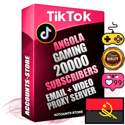Professional Angolan PREMIUM TikTok accounts of manual registration and farming for the GAMING niche with high trust history profile photos and videos — fully themed and optimized for GAMING advertising and promotion — 20000 niche-related live active subscribers 2018–2022 registration years Verified Email (included) + Cookie JSON for secure import and login to the account + User Agent + high-quality content filling (profile photo banner and videos). Fully ready for targeted campaigns and ad launches from any country. Perfectly holds ads without bans. Ideal for any earning schemes affiliate promotions and marketing projects. Quality unlimited IPv4 proxy server included. Professional Angolan PREMIUM TikTok accounts of manual registration and farming for the GAMING niche with high trust history profile photos and videos — fully themed and optimized for GAMING advertising and promotion — 20000 niche-related live active subscribers 2018–2022 registration years Verified Email (included) + Cookie JSON for secure import and login to the account + User Agent + high-quality content filling (profile photo banner and videos). Fully ready for targeted campaigns and ad launches from any country. Perfectly holds ads without bans. Ideal for any earning schemes affiliate promotions and marketing projects. Quality unlimited IPv4 proxy server included.