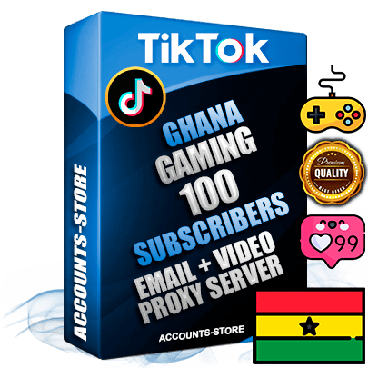 Professional Ghanaian PREMIUM TikTok accounts of manual registration and farming for the GAMING niche with high trust history profile photos and videos — fully themed and optimized for GAMING advertising and promotion — 100 niche-related live active subscribers 2018–2022 registration years Verified Email (included) + Cookie JSON for secure import and login to the account + User Agent + high-quality content filling (profile photo banner and videos). Fully ready for targeted campaigns and ad launches from any country. Perfectly holds ads without bans. Ideal for any earning schemes affiliate promotions and marketing projects. Quality unlimited IPv4 proxy server included.