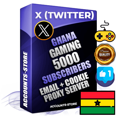 Professional Ghanaian PREMIUM X (Twitter) accounts of manual registration and farming for the GAMING niche with high trust history photos and tweets — fully themed and optimized for GAMING advertising and promotion — 5000 niche-related live active followers 2009–2014 registration year Verified Email (Included) + Cookie JSON for secure import and login to the account + User Agent + High-quality filling (Photo Header Posts). Fully ready for targeted campaigns and ad launches from any country. Perfectly hold ads without bans. Ideal for any earning schemes affiliate promotions and marketing projects. Quality unlimited IPv4 proxy server included. Professional Ghanaian PREMIUM X (Twitter) accounts of manual registration and farming for the GAMING niche with high trust history photos and tweets — fully themed and optimized for GAMING advertising and promotion — 5000 niche-related live active followers 2009–2014 registration year Verified Email (Included) + Cookie JSON for secure import and login to the account + User Agent + High-quality filling (Photo Header Posts). Fully ready for targeted campaigns and ad launches from any country. Perfectly hold ads without bans. Ideal for any earning schemes affiliate promotions and marketing projects. Quality unlimited IPv4 proxy server included.