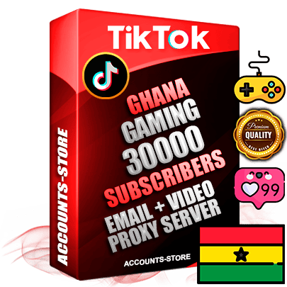 Professional Ghanaian PREMIUM TikTok accounts of manual registration and farming for the GAMING niche with high trust history profile photos and videos — fully themed and optimized for GAMING advertising and promotion — 30000 niche-related live active subscribers 2018–2022 registration years Verified Email (included) + Cookie JSON for secure import and login to the account + User Agent + high-quality content filling (profile photo banner and videos). Fully ready for targeted campaigns and ad launches from any country. Perfectly holds ads without bans. Ideal for any earning schemes affiliate promotions and marketing projects. Quality unlimited IPv4 proxy server included. Professional Ghanaian PREMIUM TikTok accounts of manual registration and farming for the GAMING niche with high trust history profile photos and videos — fully themed and optimized for GAMING advertising and promotion — 30000 niche-related live active subscribers 2018–2022 registration years Verified Email (included) + Cookie JSON for secure import and login to the account + User Agent + high-quality content filling (profile photo banner and videos). Fully ready for targeted campaigns and ad launches from any country. Perfectly holds ads without bans. Ideal for any earning schemes affiliate promotions and marketing projects. Quality unlimited IPv4 proxy server included.