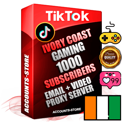 Professional Ivorian PREMIUM TikTok accounts of manual registration and farming for the GAMING niche with high trust history profile photos and videos — fully themed and optimized for GAMING advertising and promotion — 1000 niche-related live active subscribers 2018–2022 registration years Verified Email (included) + Cookie JSON for secure import and login to the account + User Agent + high-quality content filling (profile photo banner and videos). Fully ready for targeted campaigns and ad launches from any country. Perfectly holds ads without bans. Ideal for any earning schemes affiliate promotions and marketing projects. Quality unlimited IPv4 proxy server included. Professional Ivorian PREMIUM TikTok accounts of manual registration and farming for the GAMING niche with high trust history profile photos and videos — fully themed and optimized for GAMING advertising and promotion — 1000 niche-related live active subscribers 2018–2022 registration years Verified Email (included) + Cookie JSON for secure import and login to the account + User Agent + high-quality content filling (profile photo banner and videos). Fully ready for targeted campaigns and ad launches from any country. Perfectly holds ads without bans. Ideal for any earning schemes affiliate promotions and marketing projects. Quality unlimited IPv4 proxy server included.