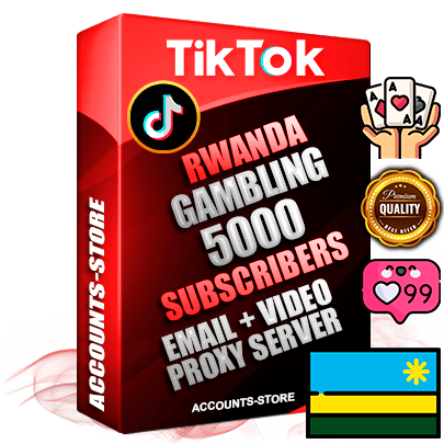 Professional Rwandan PREMIUM TikTok accounts of manual registration and farming for the GAMBLING niche with high trust history profile photos and videos — fully themed and optimized for GAMBLING advertising and promotion — 5000 niche-related live active subscribers 2018–2022 registration years Verified Email (included) + Cookie JSON for secure import and login to the account + User Agent + high-quality content filling (profile photo banner and videos). Fully ready for targeted campaigns and ad launches from any country. Perfectly holds ads without bans. Ideal for any earning schemes affiliate promotions and marketing projects. Quality unlimited IPv4 proxy server included.
