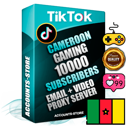 Professional Cameroonian PREMIUM TikTok accounts of manual registration and farming for the GAMING niche with high trust history profile photos and videos — fully themed and optimized for GAMING advertising and promotion — 10000 niche-related live active subscribers 2018–2022 registration years Verified Email (included) + Cookie JSON for secure import and login to the account + User Agent + high-quality content filling (profile photo banner and videos). Fully ready for targeted campaigns and ad launches from any country. Perfectly holds ads without bans. Ideal for any earning schemes affiliate promotions and marketing projects. Quality unlimited IPv4 proxy server included. Professional Cameroonian PREMIUM TikTok accounts of manual registration and farming for the GAMING niche with high trust history profile photos and videos — fully themed and optimized for GAMING advertising and promotion — 10000 niche-related live active subscribers 2018–2022 registration years Verified Email (included) + Cookie JSON for secure import and login to the account + User Agent + high-quality content filling (profile photo banner and videos). Fully ready for targeted campaigns and ad launches from any country. Perfectly holds ads without bans. Ideal for any earning schemes affiliate promotions and marketing projects. Quality unlimited IPv4 proxy server included.