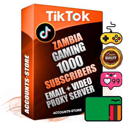 Professional Zambian PREMIUM TikTok accounts of manual registration and farming for the GAMING niche with high trust history profile photos and videos — fully themed and optimized for GAMING advertising and promotion — 1000 niche-related live active subscribers 2018–2022 registration years Verified Email (included) + Cookie JSON for secure import and login to the account + User Agent + high-quality content filling (profile photo banner and videos). Fully ready for targeted campaigns and ad launches from any country. Perfectly holds ads without bans. Ideal for any earning schemes affiliate promotions and marketing projects. Quality unlimited IPv4 proxy server included. Professional Zambian PREMIUM TikTok accounts of manual registration and farming for the GAMING niche with high trust history profile photos and videos — fully themed and optimized for GAMING advertising and promotion — 1000 niche-related live active subscribers 2018–2022 registration years Verified Email (included) + Cookie JSON for secure import and login to the account + User Agent + high-quality content filling (profile photo banner and videos). Fully ready for targeted campaigns and ad launches from any country. Perfectly holds ads without bans. Ideal for any earning schemes affiliate promotions and marketing projects. Quality unlimited IPv4 proxy server included.