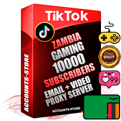 Professional Zambian PREMIUM TikTok accounts of manual registration and farming for the GAMING niche with high trust history profile photos and videos — fully themed and optimized for GAMING advertising and promotion — 10000 niche-related live active subscribers 2018–2022 registration years Verified Email (included) + Cookie JSON for secure import and login to the account + User Agent + high-quality content filling (profile photo banner and videos). Fully ready for targeted campaigns and ad launches from any country. Perfectly holds ads without bans. Ideal for any earning schemes affiliate promotions and marketing projects. Quality unlimited IPv4 proxy server included. Professional Zambian PREMIUM TikTok accounts of manual registration and farming for the GAMING niche with high trust history profile photos and videos — fully themed and optimized for GAMING advertising and promotion — 10000 niche-related live active subscribers 2018–2022 registration years Verified Email (included) + Cookie JSON for secure import and login to the account + User Agent + high-quality content filling (profile photo banner and videos). Fully ready for targeted campaigns and ad launches from any country. Perfectly holds ads without bans. Ideal for any earning schemes affiliate promotions and marketing projects. Quality unlimited IPv4 proxy server included.