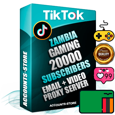 Professional Zambian PREMIUM TikTok accounts of manual registration and farming for the GAMING niche with high trust history profile photos and videos — fully themed and optimized for GAMING advertising and promotion — 20000 niche-related live active subscribers 2018–2022 registration years Verified Email (included) + Cookie JSON for secure import and login to the account + User Agent + high-quality content filling (profile photo banner and videos). Fully ready for targeted campaigns and ad launches from any country. Perfectly holds ads without bans. Ideal for any earning schemes affiliate promotions and marketing projects. Quality unlimited IPv4 proxy server included.