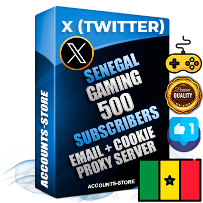 Professional Senegalese PREMIUM X (Twitter) accounts of manual registration and farming for the GAMING niche with high trust history photos and tweets — fully themed and optimized for GAMING advertising and promotion — 500 niche-related live active followers 2009–2014 registration year Verified Email (Included) + Cookie JSON for secure import and login to the account + User Agent + High-quality filling (Photo Header Posts). Fully ready for targeted campaigns and ad launches from any country. Perfectly hold ads without bans. Ideal for any earning schemes affiliate promotions and marketing projects. Quality unlimited IPv4 proxy server included.
