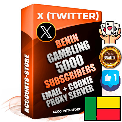 Professional Beninese PREMIUM X (Twitter) accounts of manual registration and farming for the GAMBLING niche with high trust history photos and tweets — fully themed and optimized for GAMBLING advertising and promotion — 5000 niche-related live active followers 2009–2014 registration year Verified Email (Included) + Cookie JSON for secure import and login to the account + User Agent + High-quality filling (Photo Header Posts). Fully ready for targeted campaigns and ad launches from any country. Perfectly hold ads without bans. Ideal for any earning schemes affiliate promotions and marketing projects. Quality unlimited IPv4 proxy server included.