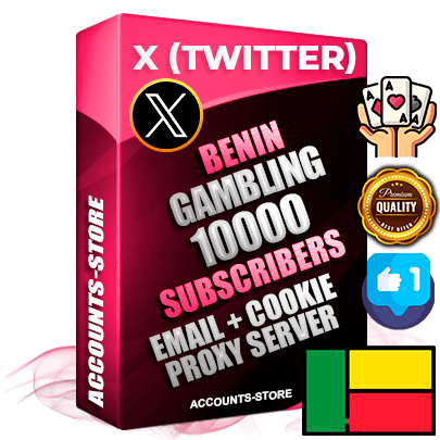 Professional Beninese PREMIUM X (Twitter) accounts of manual registration and farming for the GAMBLING niche with high trust history photos and tweets — fully themed and optimized for GAMBLING advertising and promotion — 10000 niche-related live active followers 2009–2014 registration year Verified Email (Included) + Cookie JSON for secure import and login to the account + User Agent + High-quality filling (Photo Header Posts). Fully ready for targeted campaigns and ad launches from any country. Perfectly hold ads without bans. Ideal for any earning schemes affiliate promotions and marketing projects. Quality unlimited IPv4 proxy server included.
