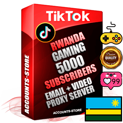 Professional Rwandan PREMIUM TikTok accounts of manual registration and farming for the GAMING niche with high trust history profile photos and videos — fully themed and optimized for GAMING advertising and promotion — 5000 niche-related live active subscribers 2018–2022 registration years Verified Email (included) + Cookie JSON for secure import and login to the account + User Agent + high-quality content filling (profile photo banner and videos). Fully ready for targeted campaigns and ad launches from any country. Perfectly holds ads without bans. Ideal for any earning schemes affiliate promotions and marketing projects. Quality unlimited IPv4 proxy server included. Professional Rwandan PREMIUM TikTok accounts of manual registration and farming for the GAMING niche with high trust history profile photos and videos — fully themed and optimized for GAMING advertising and promotion — 5000 niche-related live active subscribers 2018–2022 registration years Verified Email (included) + Cookie JSON for secure import and login to the account + User Agent + high-quality content filling (profile photo banner and videos). Fully ready for targeted campaigns and ad launches from any country. Perfectly holds ads without bans. Ideal for any earning schemes affiliate promotions and marketing projects. Quality unlimited IPv4 proxy server included.