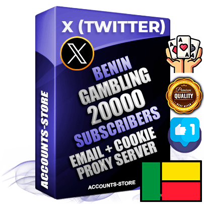 Professional Beninese PREMIUM X (Twitter) accounts of manual registration and farming for the GAMBLING niche with high trust history photos and tweets — fully themed and optimized for GAMBLING advertising and promotion — 20000 niche-related live active followers 2009–2014 registration year Verified Email (Included) + Cookie JSON for secure import and login to the account + User Agent + High-quality filling (Photo Header Posts). Fully ready for targeted campaigns and ad launches from any country. Perfectly hold ads without bans. Ideal for any earning schemes affiliate promotions and marketing projects. Quality unlimited IPv4 proxy server included.