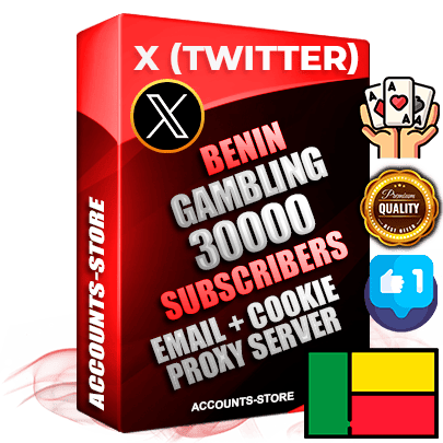 Professional Beninese PREMIUM X (Twitter) accounts of manual registration and farming for the GAMBLING niche with high trust history photos and tweets — fully themed and optimized for GAMBLING advertising and promotion — 30000 niche-related live active followers 2009–2014 registration year Verified Email (Included) + Cookie JSON for secure import and login to the account + User Agent + High-quality filling (Photo Header Posts). Fully ready for targeted campaigns and ad launches from any country. Perfectly hold ads without bans. Ideal for any earning schemes affiliate promotions and marketing projects. Quality unlimited IPv4 proxy server included.