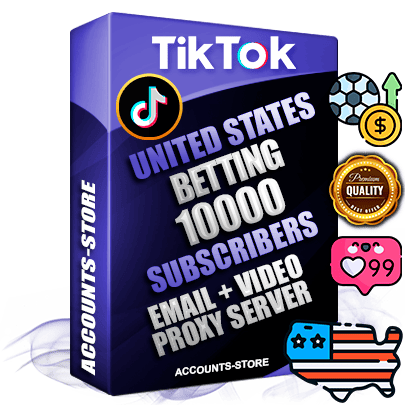 Professional American PREMIUM TikTok accounts of manual registration and farming for the SPORTS BETTING niche with high trust history profile photos and videos — fully themed and optimized for SPORTS BETTING advertising and promotion — 10000 niche-related live active subscribers 2018–2022 registration years Verified Email (included) + Cookie JSON for secure import and login to the account + User Agent + high-quality content filling (profile photo banner and videos). Fully ready for targeted campaigns and ad launches from any country. Perfectly holds ads without bans. Ideal for any earning schemes affiliate promotions and marketing projects. Quality unlimited IPv4 proxy server included.