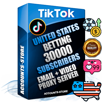 Professional American PREMIUM TikTok accounts of manual registration and farming for the SPORTS BETTING niche with high trust history profile photos and videos — fully themed and optimized for SPORTS BETTING advertising and promotion — 30000 niche-related live active subscribers 2018–2022 registration years Verified Email (included) + Cookie JSON for secure import and login to the account + User Agent + high-quality content filling (profile photo banner and videos). Fully ready for targeted campaigns and ad launches from any country. Perfectly holds ads without bans. Ideal for any earning schemes affiliate promotions and marketing projects. Quality unlimited IPv4 proxy server included.
