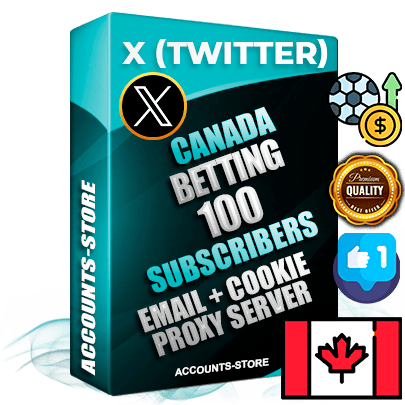 Professional Canadian PREMIUM X (Twitter) accounts of manual registration and farming for the SPORTS BETTING niche with high trust history photos and tweets — fully themed and optimized for SPORTS BETTING advertising and promotion — 100 niche-related live active followers 2009–2014 registration year Verified Email (Included) + Cookie JSON for secure import and login to the account + User Agent + High-quality filling (Photo Header Posts). Fully ready for targeted campaigns and ad launches from any country. Perfectly hold ads without bans. Ideal for any earning schemes affiliate promotions and marketing projects. Quality unlimited IPv4 proxy server included.