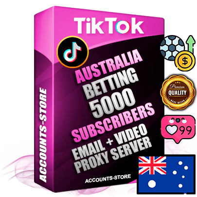 Professional Australian PREMIUM TikTok accounts of manual registration and farming for the SPORTS BETTING niche with high trust history profile photos and videos — fully themed and optimized for SPORTS BETTING advertising and promotion — 5000 niche-related live active subscribers 2018–2022 registration years Verified Email (included) + Cookie JSON for secure import and login to the account + User Agent + high-quality content filling (profile photo banner and videos). Fully ready for targeted campaigns and ad launches from any country. Perfectly holds ads without bans. Ideal for any earning schemes affiliate promotions and marketing projects. Quality unlimited IPv4 proxy server included. Professional Australian PREMIUM TikTok accounts of manual registration and farming for the SPORTS BETTING niche with high trust history profile photos and videos — fully themed and optimized for SPORTS BETTING advertising and promotion — 5000 niche-related live active subscribers 2018–2022 registration years Verified Email (included) + Cookie JSON for secure import and login to the account + User Agent + high-quality content filling (profile photo banner and videos). Fully ready for targeted campaigns and ad launches from any country. Perfectly holds ads without bans. Ideal for any earning schemes affiliate promotions and marketing projects. Quality unlimited IPv4 proxy server included.