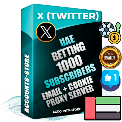 Professional UAE PREMIUM X (Twitter) accounts of manual registration and farming for the SPORTS BETTING niche with high trust history photos and tweets — fully themed and optimized for SPORTS BETTING advertising and promotion — 1000 niche-related live active followers 2009–2014 registration year Verified Email (Included) + Cookie JSON for secure import and login to the account + User Agent + High-quality filling (Photo Header Posts). Fully ready for targeted campaigns and ad launches from any country. Perfectly hold ads without bans. Ideal for any earning schemes affiliate promotions and marketing projects. Quality unlimited IPv4 proxy server included.