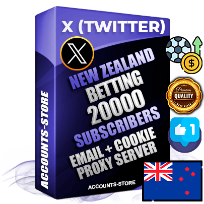Professional New Zealand PREMIUM X (Twitter) accounts of manual registration and farming for the SPORTS BETTING niche with high trust history photos and tweets — fully themed and optimized for SPORTS BETTING advertising and promotion — 20000 niche-related live active followers 2009–2014 registration year Verified Email (Included) + Cookie JSON for secure import and login to the account + User Agent + High-quality filling (Photo Header Posts). Fully ready for targeted campaigns and ad launches from any country. Perfectly hold ads without bans. Ideal for any earning schemes affiliate promotions and marketing projects. Quality unlimited IPv4 proxy server included. Professional New Zealand PREMIUM X (Twitter) accounts of manual registration and farming for the SPORTS BETTING niche with high trust history photos and tweets — fully themed and optimized for SPORTS BETTING advertising and promotion — 20000 niche-related live active followers 2009–2014 registration year Verified Email (Included) + Cookie JSON for secure import and login to the account + User Agent + High-quality filling (Photo Header Posts). Fully ready for targeted campaigns and ad launches from any country. Perfectly hold ads without bans. Ideal for any earning schemes affiliate promotions and marketing projects. Quality unlimited IPv4 proxy server included.
