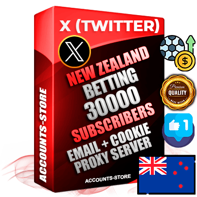 Professional New Zealand PREMIUM X (Twitter) accounts of manual registration and farming for the SPORTS BETTING niche with high trust history photos and tweets — fully themed and optimized for SPORTS BETTING advertising and promotion — 30000 niche-related live active followers 2009–2014 registration year Verified Email (Included) + Cookie JSON for secure import and login to the account + User Agent + High-quality filling (Photo Header Posts). Fully ready for targeted campaigns and ad launches from any country. Perfectly hold ads without bans. Ideal for any earning schemes affiliate promotions and marketing projects. Quality unlimited IPv4 proxy server included. Professional New Zealand PREMIUM X (Twitter) accounts of manual registration and farming for the SPORTS BETTING niche with high trust history photos and tweets — fully themed and optimized for SPORTS BETTING advertising and promotion — 30000 niche-related live active followers 2009–2014 registration year Verified Email (Included) + Cookie JSON for secure import and login to the account + User Agent + High-quality filling (Photo Header Posts). Fully ready for targeted campaigns and ad launches from any country. Perfectly hold ads without bans. Ideal for any earning schemes affiliate promotions and marketing projects. Quality unlimited IPv4 proxy server included.
