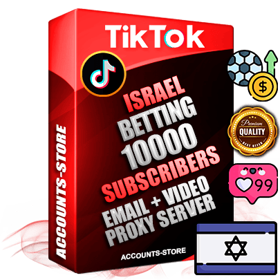 Professional Israeli PREMIUM TikTok accounts of manual registration and farming for the SPORTS BETTING niche with high trust history profile photos and videos — fully themed and optimized for SPORTS BETTING advertising and promotion — 10000 niche-related live active subscribers 2018–2022 registration years Verified Email (included) + Cookie JSON for secure import and login to the account + User Agent + high-quality content filling (profile photo banner and videos). Fully ready for targeted campaigns and ad launches from any country. Perfectly holds ads without bans. Ideal for any earning schemes affiliate promotions and marketing projects. Quality unlimited IPv4 proxy server included.