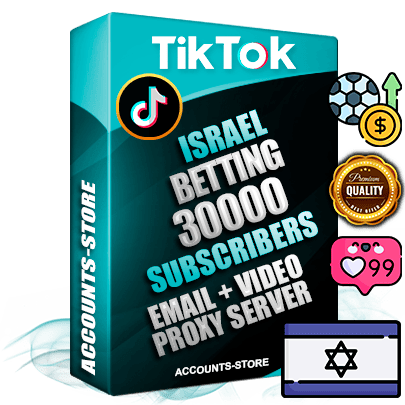Professional Israeli PREMIUM TikTok accounts of manual registration and farming for the SPORTS BETTING niche with high trust history profile photos and videos — fully themed and optimized for SPORTS BETTING advertising and promotion — 30000 niche-related live active subscribers 2018–2022 registration years Verified Email (included) + Cookie JSON for secure import and login to the account + User Agent + high-quality content filling (profile photo banner and videos). Fully ready for targeted campaigns and ad launches from any country. Perfectly holds ads without bans. Ideal for any earning schemes affiliate promotions and marketing projects. Quality unlimited IPv4 proxy server included. Professional Israeli PREMIUM TikTok accounts of manual registration and farming for the SPORTS BETTING niche with high trust history profile photos and videos — fully themed and optimized for SPORTS BETTING advertising and promotion — 30000 niche-related live active subscribers 2018–2022 registration years Verified Email (included) + Cookie JSON for secure import and login to the account + User Agent + high-quality content filling (profile photo banner and videos). Fully ready for targeted campaigns and ad launches from any country. Perfectly holds ads without bans. Ideal for any earning schemes affiliate promotions and marketing projects. Quality unlimited IPv4 proxy server included.