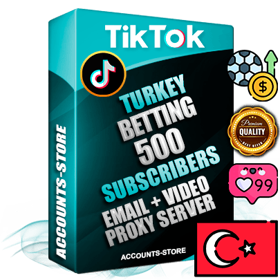 Professional Turkish PREMIUM TikTok accounts of manual registration and farming for the SPORTS BETTING niche with high trust history profile photos and videos — fully themed and optimized for SPORTS BETTING advertising and promotion — 500 niche-related live active subscribers 2018–2022 registration years Verified Email (included) + Cookie JSON for secure import and login to the account + User Agent + high-quality content filling (profile photo banner and videos). Fully ready for targeted campaigns and ad launches from any country. Perfectly holds ads without bans. Ideal for any earning schemes affiliate promotions and marketing projects. Quality unlimited IPv4 proxy server included. Professional Turkish PREMIUM TikTok accounts of manual registration and farming for the SPORTS BETTING niche with high trust history profile photos and videos — fully themed and optimized for SPORTS BETTING advertising and promotion — 500 niche-related live active subscribers 2018–2022 registration years Verified Email (included) + Cookie JSON for secure import and login to the account + User Agent + high-quality content filling (profile photo banner and videos). Fully ready for targeted campaigns and ad launches from any country. Perfectly holds ads without bans. Ideal for any earning schemes affiliate promotions and marketing projects. Quality unlimited IPv4 proxy server included.