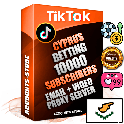 Professional Cyprus PREMIUM TikTok accounts of manual registration and farming for the SPORTS BETTING niche with high trust history profile photos and videos — fully themed and optimized for SPORTS BETTING advertising and promotion — 10000 niche-related live active subscribers 2018–2022 registration years Verified Email (included) + Cookie JSON for secure import and login to the account + User Agent + high-quality content filling (profile photo banner and videos). Fully ready for targeted campaigns and ad launches from any country. Perfectly holds ads without bans. Ideal for any earning schemes affiliate promotions and marketing projects. Quality unlimited IPv4 proxy server included.