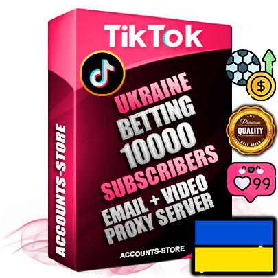 Professional Ukrainian PREMIUM TikTok accounts of manual registration and farming for the SPORTS BETTING niche with high trust history profile photos and videos — fully themed and optimized for SPORTS BETTING advertising and promotion — 10000 niche-related live active subscribers 2018–2022 registration years Verified Email (included) + Cookie JSON for secure import and login to the account + User Agent + high-quality content filling (profile photo banner and videos). Fully ready for targeted campaigns and ad launches from any country. Perfectly holds ads without bans. Ideal for any earning schemes affiliate promotions and marketing projects. Quality unlimited IPv4 proxy server included.