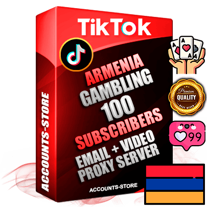 Professional Armenian PREMIUM TikTok accounts of manual registration and farming for the GAMBLING niche with high trust history profile photos and videos — fully themed and optimized for GAMBLING advertising and promotion — 100 niche-related live active subscribers 2018–2022 registration years Verified Email (included) + Cookie JSON for secure import and login to the account + User Agent + high-quality content filling (profile photo banner and videos). Fully ready for targeted campaigns and ad launches from any country. Perfectly holds ads without bans. Ideal for any earning schemes affiliate promotions and marketing projects. Quality unlimited IPv4 proxy server included. Professional Armenian PREMIUM TikTok accounts of manual registration and farming for the GAMBLING niche with high trust history profile photos and videos — fully themed and optimized for GAMBLING advertising and promotion — 100 niche-related live active subscribers 2018–2022 registration years Verified Email (included) + Cookie JSON for secure import and login to the account + User Agent + high-quality content filling (profile photo banner and videos). Fully ready for targeted campaigns and ad launches from any country. Perfectly holds ads without bans. Ideal for any earning schemes affiliate promotions and marketing projects. Quality unlimited IPv4 proxy server included.