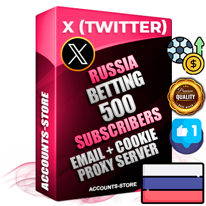 Professional Russian PREMIUM X (Twitter) accounts of manual registration and farming for the SPORTS BETTING niche with high trust history photos and tweets — fully themed and optimized for SPORTS BETTING advertising and promotion — 500 niche-related live active followers 2009–2014 registration year Verified Email (Included) + Cookie JSON for secure import and login to the account + User Agent + High-quality filling (Photo Header Posts). Fully ready for targeted campaigns and ad launches from any country. Perfectly hold ads without bans. Ideal for any earning schemes affiliate promotions and marketing projects. Quality unlimited IPv4 proxy server included. Professional Russian PREMIUM X (Twitter) accounts of manual registration and farming for the SPORTS BETTING niche with high trust history photos and tweets — fully themed and optimized for SPORTS BETTING advertising and promotion — 500 niche-related live active followers 2009–2014 registration year Verified Email (Included) + Cookie JSON for secure import and login to the account + User Agent + High-quality filling (Photo Header Posts). Fully ready for targeted campaigns and ad launches from any country. Perfectly hold ads without bans. Ideal for any earning schemes affiliate promotions and marketing projects. Quality unlimited IPv4 proxy server included.