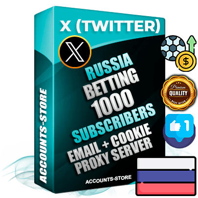 Professional Russian PREMIUM X (Twitter) accounts of manual registration and farming for the SPORTS BETTING niche with high trust history photos and tweets — fully themed and optimized for SPORTS BETTING advertising and promotion — 1000 niche-related live active followers 2009–2014 registration year Verified Email (Included) + Cookie JSON for secure import and login to the account + User Agent + High-quality filling (Photo Header Posts). Fully ready for targeted campaigns and ad launches from any country. Perfectly hold ads without bans. Ideal for any earning schemes affiliate promotions and marketing projects. Quality unlimited IPv4 proxy server included.