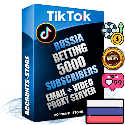 Professional Russian PREMIUM TikTok accounts of manual registration and farming for the SPORTS BETTING niche with high trust history profile photos and videos — fully themed and optimized for SPORTS BETTING advertising and promotion — 5000 niche-related live active subscribers 2018–2022 registration years Verified Email (included) + Cookie JSON for secure import and login to the account + User Agent + high-quality content filling (profile photo banner and videos). Fully ready for targeted campaigns and ad launches from any country. Perfectly holds ads without bans. Ideal for any earning schemes affiliate promotions and marketing projects. Quality unlimited IPv4 proxy server included.