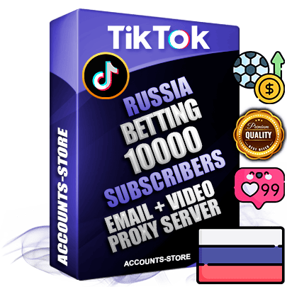 Professional Russian PREMIUM TikTok accounts of manual registration and farming for the SPORTS BETTING niche with high trust history profile photos and videos — fully themed and optimized for SPORTS BETTING advertising and promotion — 10000 niche-related live active subscribers 2018–2022 registration years Verified Email (included) + Cookie JSON for secure import and login to the account + User Agent + high-quality content filling (profile photo banner and videos). Fully ready for targeted campaigns and ad launches from any country. Perfectly holds ads without bans. Ideal for any earning schemes affiliate promotions and marketing projects. Quality unlimited IPv4 proxy server included.