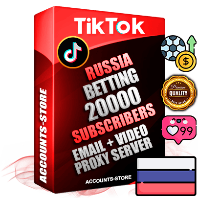 Professional Russian PREMIUM TikTok accounts of manual registration and farming for the SPORTS BETTING niche with high trust history profile photos and videos — fully themed and optimized for SPORTS BETTING advertising and promotion — 20000 niche-related live active subscribers 2018–2022 registration years Verified Email (included) + Cookie JSON for secure import and login to the account + User Agent + high-quality content filling (profile photo banner and videos). Fully ready for targeted campaigns and ad launches from any country. Perfectly holds ads without bans. Ideal for any earning schemes affiliate promotions and marketing projects. Quality unlimited IPv4 proxy server included.