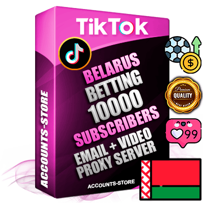 Professional Belarusian PREMIUM TikTok accounts of manual registration and farming for the SPORTS BETTING niche with high trust history profile photos and videos — fully themed and optimized for SPORTS BETTING advertising and promotion — 10000 niche-related live active subscribers 2018–2022 registration years Verified Email (included) + Cookie JSON for secure import and login to the account + User Agent + high-quality content filling (profile photo banner and videos). Fully ready for targeted campaigns and ad launches from any country. Perfectly holds ads without bans. Ideal for any earning schemes affiliate promotions and marketing projects. Quality unlimited IPv4 proxy server included.