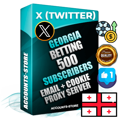 Professional Georgian PREMIUM X (Twitter) accounts of manual registration and farming for the SPORTS BETTING niche with high trust history photos and tweets — fully themed and optimized for SPORTS BETTING advertising and promotion — 500 niche-related live active followers 2009–2014 registration year Verified Email (Included) + Cookie JSON for secure import and login to the account + User Agent + High-quality filling (Photo Header Posts). Fully ready for targeted campaigns and ad launches from any country. Perfectly hold ads without bans. Ideal for any earning schemes affiliate promotions and marketing projects. Quality unlimited IPv4 proxy server included.