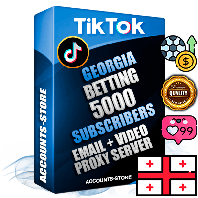 Professional Georgian PREMIUM TikTok accounts of manual registration and farming for the SPORTS BETTING niche with high trust history profile photos and videos — fully themed and optimized for SPORTS BETTING advertising and promotion — 5000 niche-related live active subscribers 2018–2022 registration years Verified Email (included) + Cookie JSON for secure import and login to the account + User Agent + high-quality content filling (profile photo banner and videos). Fully ready for targeted campaigns and ad launches from any country. Perfectly holds ads without bans. Ideal for any earning schemes affiliate promotions and marketing projects. Quality unlimited IPv4 proxy server included.