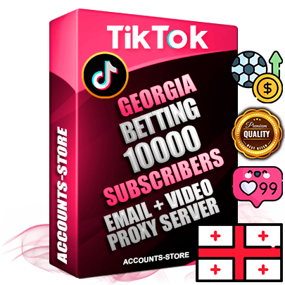 Professional Georgian PREMIUM TikTok accounts of manual registration and farming for the SPORTS BETTING niche with high trust history profile photos and videos — fully themed and optimized for SPORTS BETTING advertising and promotion — 10000 niche-related live active subscribers 2018–2022 registration years Verified Email (included) + Cookie JSON for secure import and login to the account + User Agent + high-quality content filling (profile photo banner and videos). Fully ready for targeted campaigns and ad launches from any country. Perfectly holds ads without bans. Ideal for any earning schemes affiliate promotions and marketing projects. Quality unlimited IPv4 proxy server included.