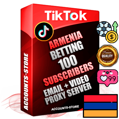 Professional Armenian PREMIUM TikTok accounts of manual registration and farming for the SPORTS BETTING niche with high trust history profile photos and videos — fully themed and optimized for SPORTS BETTING advertising and promotion — 100 niche-related live active subscribers 2018–2022 registration years Verified Email (included) + Cookie JSON for secure import and login to the account + User Agent + high-quality content filling (profile photo banner and videos). Fully ready for targeted campaigns and ad launches from any country. Perfectly holds ads without bans. Ideal for any earning schemes affiliate promotions and marketing projects. Quality unlimited IPv4 proxy server included. Professional Armenian PREMIUM TikTok accounts of manual registration and farming for the SPORTS BETTING niche with high trust history profile photos and videos — fully themed and optimized for SPORTS BETTING advertising and promotion — 100 niche-related live active subscribers 2018–2022 registration years Verified Email (included) + Cookie JSON for secure import and login to the account + User Agent + high-quality content filling (profile photo banner and videos). Fully ready for targeted campaigns and ad launches from any country. Perfectly holds ads without bans. Ideal for any earning schemes affiliate promotions and marketing projects. Quality unlimited IPv4 proxy server included.