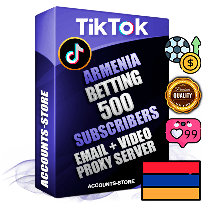 Professional Armenian PREMIUM TikTok accounts of manual registration and farming for the SPORTS BETTING niche with high trust history profile photos and videos — fully themed and optimized for SPORTS BETTING advertising and promotion — 500 niche-related live active subscribers 2018–2022 registration years Verified Email (included) + Cookie JSON for secure import and login to the account + User Agent + high-quality content filling (profile photo banner and videos). Fully ready for targeted campaigns and ad launches from any country. Perfectly holds ads without bans. Ideal for any earning schemes affiliate promotions and marketing projects. Quality unlimited IPv4 proxy server included. Professional Armenian PREMIUM TikTok accounts of manual registration and farming for the SPORTS BETTING niche with high trust history profile photos and videos — fully themed and optimized for SPORTS BETTING advertising and promotion — 500 niche-related live active subscribers 2018–2022 registration years Verified Email (included) + Cookie JSON for secure import and login to the account + User Agent + high-quality content filling (profile photo banner and videos). Fully ready for targeted campaigns and ad launches from any country. Perfectly holds ads without bans. Ideal for any earning schemes affiliate promotions and marketing projects. Quality unlimited IPv4 proxy server included.
