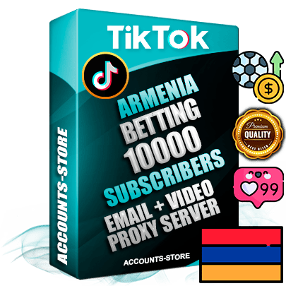 Professional Armenian PREMIUM TikTok accounts of manual registration and farming for the SPORTS BETTING niche with high trust history profile photos and videos — fully themed and optimized for SPORTS BETTING advertising and promotion — 10000 niche-related live active subscribers 2018–2022 registration years Verified Email (included) + Cookie JSON for secure import and login to the account + User Agent + high-quality content filling (profile photo banner and videos). Fully ready for targeted campaigns and ad launches from any country. Perfectly holds ads without bans. Ideal for any earning schemes affiliate promotions and marketing projects. Quality unlimited IPv4 proxy server included.