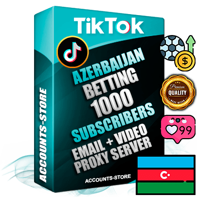 Professional Azerbaijani PREMIUM TikTok accounts of manual registration and farming for the SPORTS BETTING niche with high trust history profile photos and videos — fully themed and optimized for SPORTS BETTING advertising and promotion — 1000 niche-related live active subscribers 2018–2022 registration years Verified Email (included) + Cookie JSON for secure import and login to the account + User Agent + high-quality content filling (profile photo banner and videos). Fully ready for targeted campaigns and ad launches from any country. Perfectly holds ads without bans. Ideal for any earning schemes affiliate promotions and marketing projects. Quality unlimited IPv4 proxy server included. Professional Azerbaijani PREMIUM TikTok accounts of manual registration and farming for the SPORTS BETTING niche with high trust history profile photos and videos — fully themed and optimized for SPORTS BETTING advertising and promotion — 1000 niche-related live active subscribers 2018–2022 registration years Verified Email (included) + Cookie JSON for secure import and login to the account + User Agent + high-quality content filling (profile photo banner and videos). Fully ready for targeted campaigns and ad launches from any country. Perfectly holds ads without bans. Ideal for any earning schemes affiliate promotions and marketing projects. Quality unlimited IPv4 proxy server included.