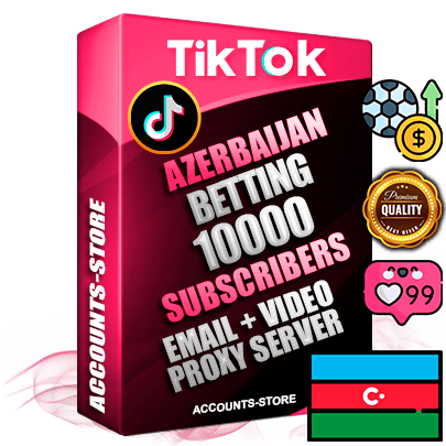Professional Azerbaijani PREMIUM TikTok accounts of manual registration and farming for the SPORTS BETTING niche with high trust history profile photos and videos — fully themed and optimized for SPORTS BETTING advertising and promotion — 10000 niche-related live active subscribers 2018–2022 registration years Verified Email (included) + Cookie JSON for secure import and login to the account + User Agent + high-quality content filling (profile photo banner and videos). Fully ready for targeted campaigns and ad launches from any country. Perfectly holds ads without bans. Ideal for any earning schemes affiliate promotions and marketing projects. Quality unlimited IPv4 proxy server included.