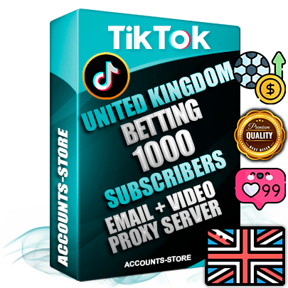 Professional English PREMIUM TikTok accounts of manual registration and farming for the SPORTS BETTING niche with high trust history profile photos and videos — fully themed and optimized for SPORTS BETTING advertising and promotion — 1000 niche-related live active subscribers 2018–2022 registration years Verified Email (included) + Cookie JSON for secure import and login to the account + User Agent + high-quality content filling (profile photo banner and videos). Fully ready for targeted campaigns and ad launches from any country. Perfectly holds ads without bans. Ideal for any earning schemes affiliate promotions and marketing projects. Quality unlimited IPv4 proxy server included.