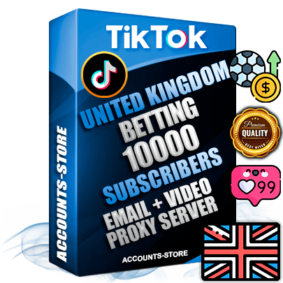 Professional English PREMIUM TikTok accounts of manual registration and farming for the SPORTS BETTING niche with high trust history profile photos and videos — fully themed and optimized for SPORTS BETTING advertising and promotion — 10000 niche-related live active subscribers 2018–2022 registration years Verified Email (included) + Cookie JSON for secure import and login to the account + User Agent + high-quality content filling (profile photo banner and videos). Fully ready for targeted campaigns and ad launches from any country. Perfectly holds ads without bans. Ideal for any earning schemes affiliate promotions and marketing projects. Quality unlimited IPv4 proxy server included.