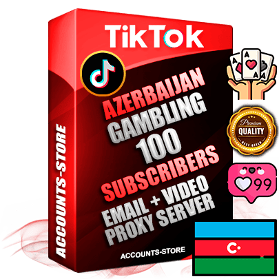 Professional Azerbaijani PREMIUM TikTok accounts of manual registration and farming for the GAMBLING niche with high trust history profile photos and videos — fully themed and optimized for GAMBLING advertising and promotion — 100 niche-related live active subscribers 2018–2022 registration years Verified Email (included) + Cookie JSON for secure import and login to the account + User Agent + high-quality content filling (profile photo banner and videos). Fully ready for targeted campaigns and ad launches from any country. Perfectly holds ads without bans. Ideal for any earning schemes affiliate promotions and marketing projects. Quality unlimited IPv4 proxy server included. Professional Azerbaijani PREMIUM TikTok accounts of manual registration and farming for the GAMBLING niche with high trust history profile photos and videos — fully themed and optimized for GAMBLING advertising and promotion — 100 niche-related live active subscribers 2018–2022 registration years Verified Email (included) + Cookie JSON for secure import and login to the account + User Agent + high-quality content filling (profile photo banner and videos). Fully ready for targeted campaigns and ad launches from any country. Perfectly holds ads without bans. Ideal for any earning schemes affiliate promotions and marketing projects. Quality unlimited IPv4 proxy server included.